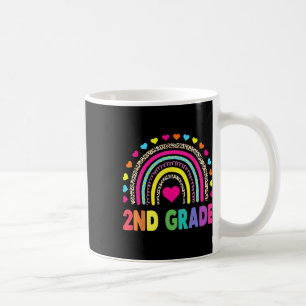 Second Grade Rainbow Girls Boys Teacher Team 2nd G Coffee Mug
