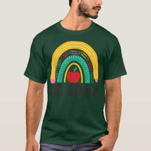 Second Grade Rainbow Teacher Student Hello 2nd Gra T-Shirt