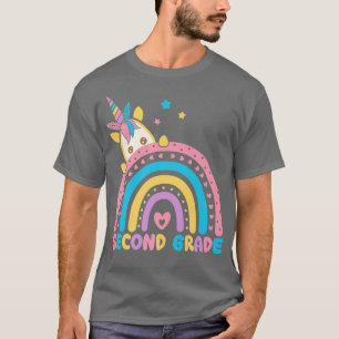 Second Grade Rainbow Unicorn Back To School 2nd Gr T-Shirt