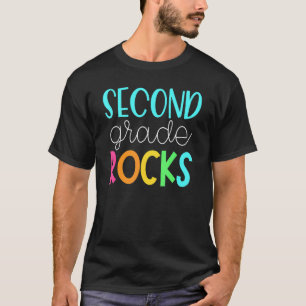 Second Grade Rocks 2nd Grade Back To School T-Shirt
