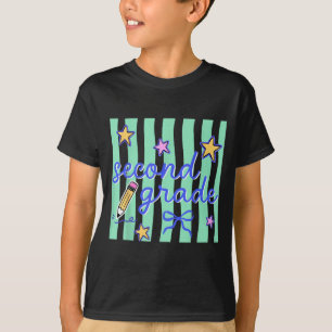 Second Grade Teacher 2nd Grade Preppy Ed Back To T-Shirt