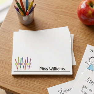Second Grade Teacher  Post-it Notes