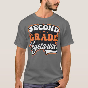 Second Grade Vegetarian Design Meat Eater T-Shirt