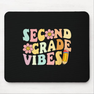 Second Grade Vibes 2nd Grade 1st Day Of School Tea Mouse Mat