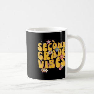 Second Grade Vibes - 2nd Grade Team Retro 1st Day Coffee Mug