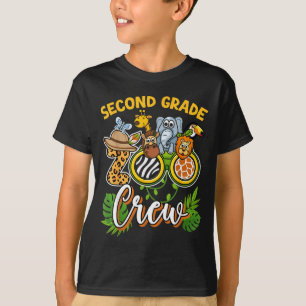 Second Grade Zoo Field Trip Squad Matching T-Shirt