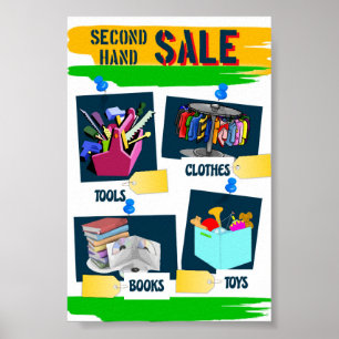 Second hand sale poster