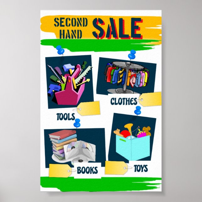 Second hand sale poster (Front)