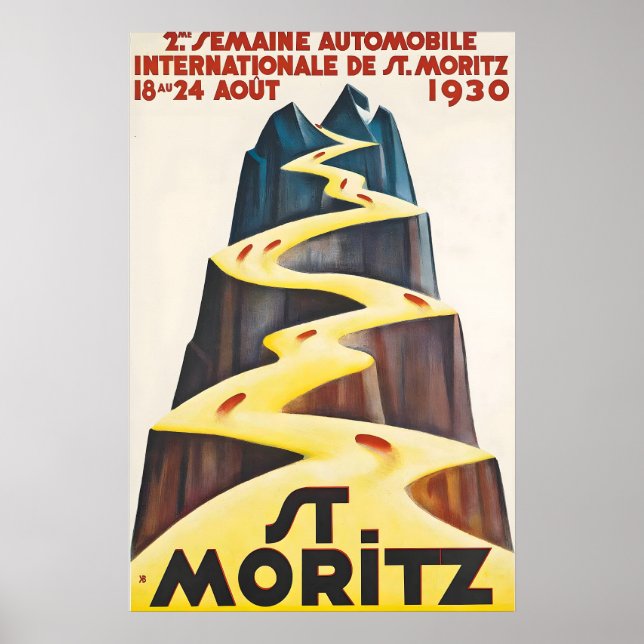 Second International Automobile Show 1930 St Poster (Front)
