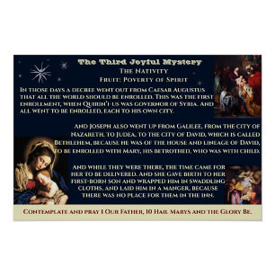 Second Joyful Mystery Poster