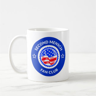 Second Mench Fan Club Jewish SGOTUS Doug Emhoff Coffee Mug