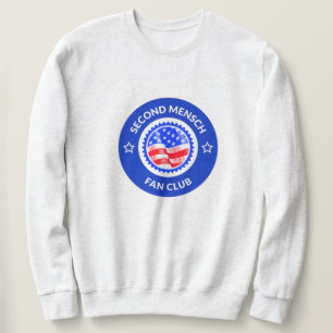 Second Mench Fan Club Jewish SGOTUS Doug Emhoff Sweatshirt