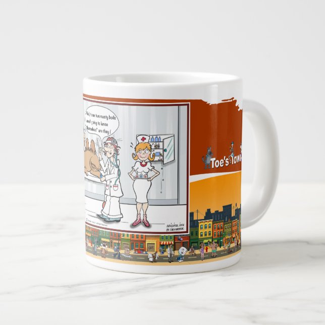 Second Opinion | Get Well Large Coffee Mug (Front Right)
