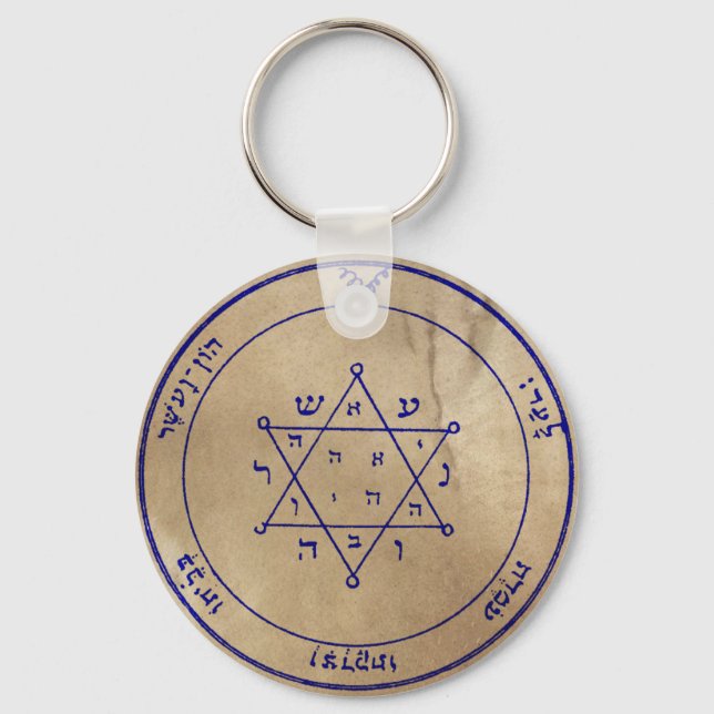 Second Pentacle of Jupiter Key Ring (Front)