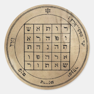 Second Pentacle of Saturn Classic Round Sticker