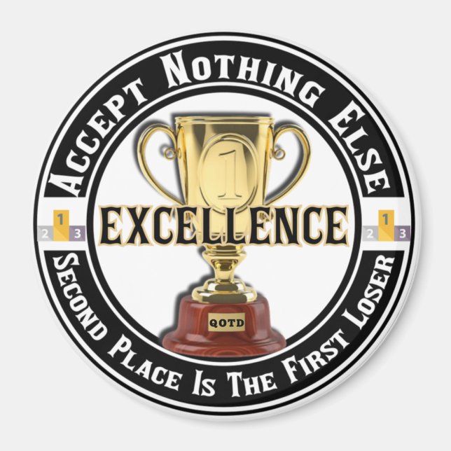 Second Place Is The First Loser Magnet (Front)