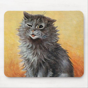 “Second Prize at the Cat Show” by Louis Wain Mouse Mat