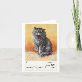 Second Prize @ the Cat Show by Louis Wain Card