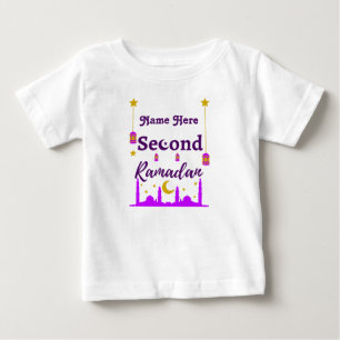 Second Ramadan   Custom Name Baby T-Shirt