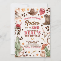 Second Rodeo Cowboy Wild West Birthday Party