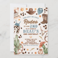 Second Rodeo Cowboy Wild West Birthday Party