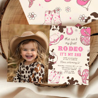 Second Rodeo Cowgirl Western birthday party photo