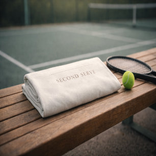 SECOND SERVE Tennis Towel – Player Edition