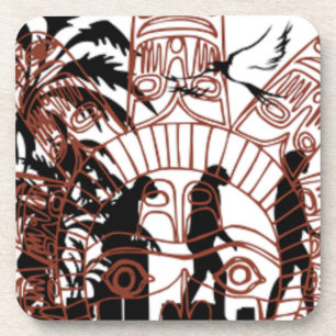 Second Shift Workers Design Coaster