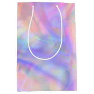 second sight - holo pastel : medium gift bag