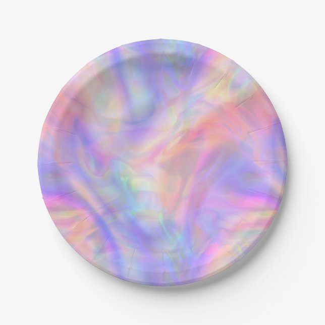 second sight, holo pastel : paper plate (Front)
