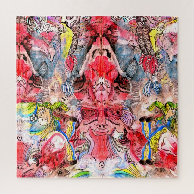 Second Sight – Intuitive Visionary Art Print Jigsaw Puzzle (Vertical)