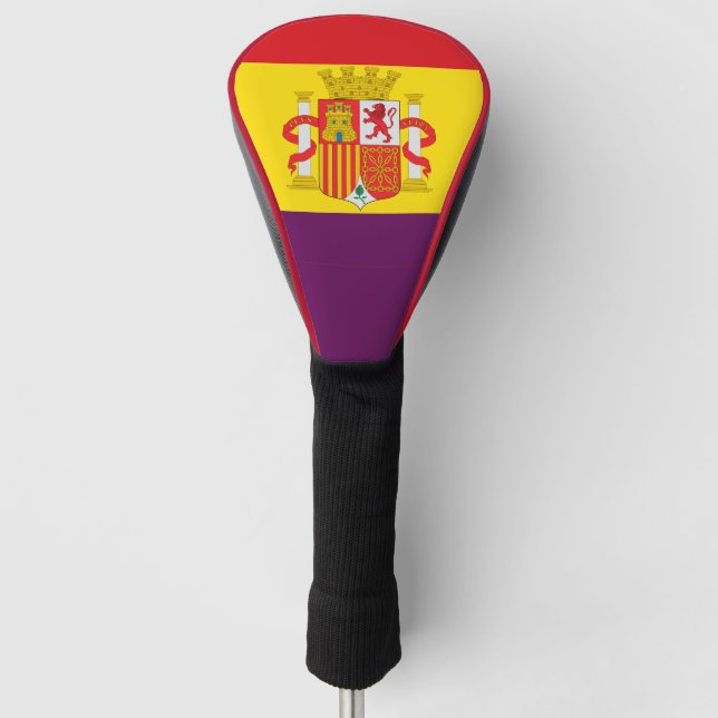 Second Spanish Republic Flag Golf Head Cover (Front)