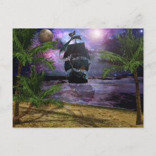 Second star to the right. postcard