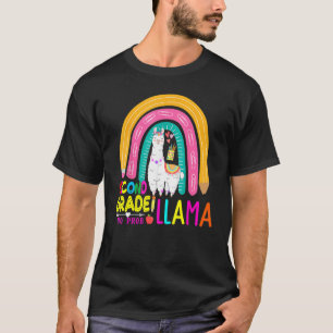 Second Team 2nd Grade Teacher Rainbow No Prob Llam T-Shirt