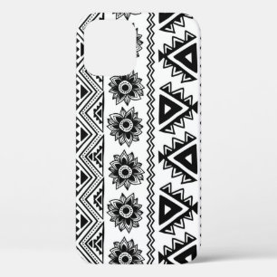 Second tribal ethnic, seamless pattern. iPhone 12 case