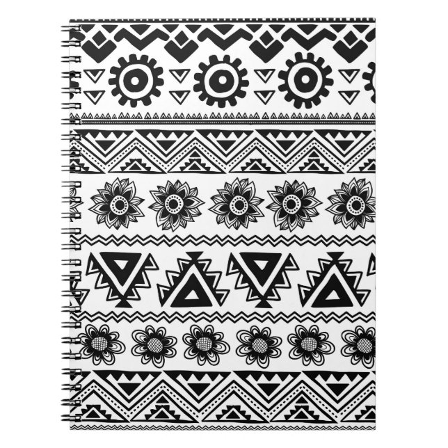 Second tribal ethnic, seamless pattern. notebook (Front)