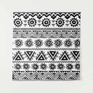 Second tribal ethnic, seamless pattern. tapestry