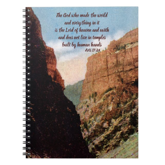 Second Tunnel Railroad Christian Notebook (Front)