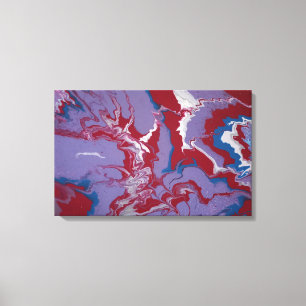 Secondary Pour Canvas Print