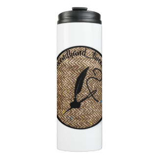 secondhand tweed logo thermal mug