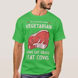 Secondhand Vegetarian Funny BBQ Grilling T-Shirt