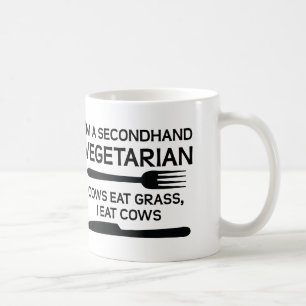 Secondhand Vegetarian Funny Mug