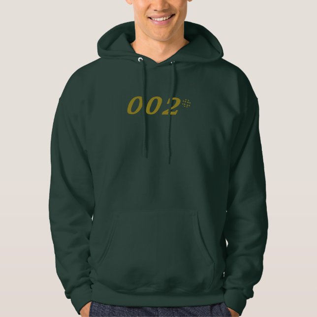 Secret Agent 002 Zero Zero Two Pickleball Hoodie (Front)