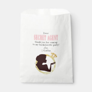 Secret Agent License Party Bachelorette Itinerary Favour Bags