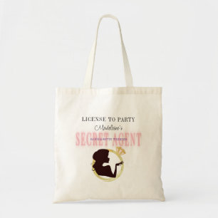 Secret Agent License Party Bachelorette Itinerary Tote Bag