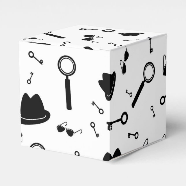 Secret Agent Party Favour Box (Front Side)