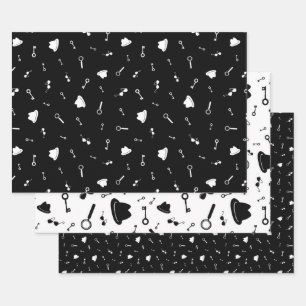 Secret Agent party Wrapping Paper Sheet