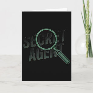 Secret Agent - Secret Agent Costume Inspector Spy Card