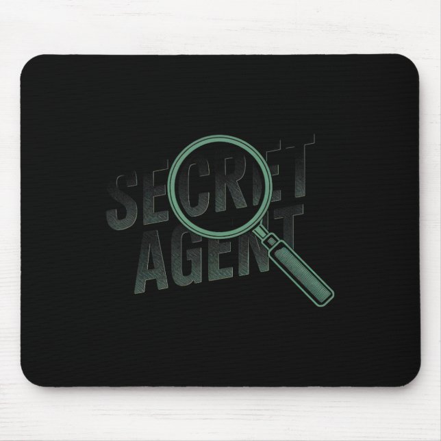Secret Agent - Secret Agent Costume Inspector Spy  Mouse Mat (Front)