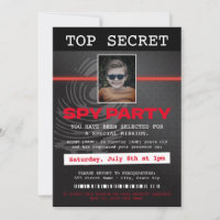 Secret Agent Spy Party